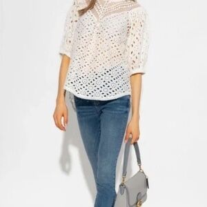 All Saints TILA top white size 12, New with tags